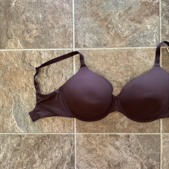 Skims Fits Everybody T-shirt Demi Bra Cocoa Size 34DDDD - Picture 5 of 9